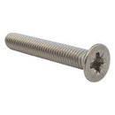 M4 X 20 Machine Screw Countersunk Pozi A2 ST/ST DIN965Z PK10
