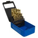 HSS Drill Set 25 Piece Metric Fully Ground Sealey AK4725