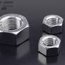 M10 X 1.25 Fine Pitch Hex Nuts BZP DIN934 PK10