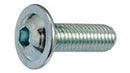 M6 X 10 Flanged Head Socket Button BZP 10.9 High Tensile PK10