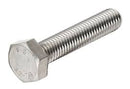 M12 X 30 Setscrew A2 Stainless Steel DIN933 PK10