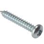 10 X 1 Pan Pozi Self Tapper 4.8 X 25 BZP DIN7981 PK10