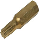 Silverline 589677 T27 Gold Screwdriver Bits 10pk T27