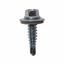 6.3 X 22 SELF DRILL STITCHER HEX HEAD 16MM WASHER T1420GB16-100 PK100