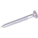 8 X 3 Countersunk Pozi Twinthread Woodscrews BZP PK200