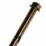 M16 X 145 Fully Sleeved Ground Anchor Bolt Yellow Zinc PK10
