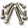 M6 X 35 Socket Button With Security Pin A2 Stainless Steel DIN7380 PK10