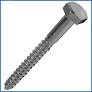 M8 X 100 Coach Screw BZP PK10