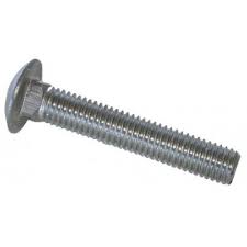 M8 X 120 Cup Square Bolt BZP 4.8 DIN603/555 PK10