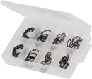 Assorted External Circlips 64 Piece Fixman