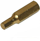 Silverline 783098 Hex Gold Screwdriver Bits, 5 mm - Pack of 10