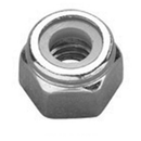 1/4 UNF Nyloc Nut TYPE P BZP PK10